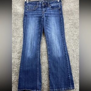 American Eagle Stretch Favorite Boyfriend Jeans Women's 2 Short Ultra Low